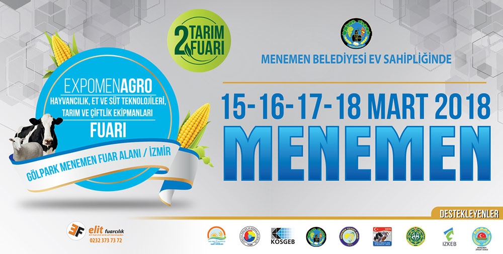 Expomen 2.Agro Hayvancılık, Et  ve Süt, Tarım, Çiftlik Makine Ekipman ve Teknolojileri Fuarı