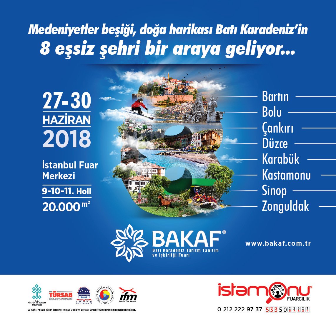 BAKAF 2018 Batı Karadeniz Turizm Tanıtım İş Birliği Fuarı
